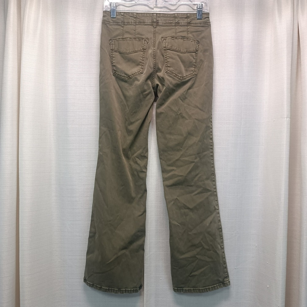 Pilcro and the Letterpress The Demilune Boot Olive Green Utility Pants 26 Casual - Picture 8 of 9